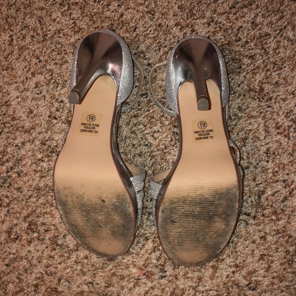 Silver Formal Heels - Picture 3 of 6
